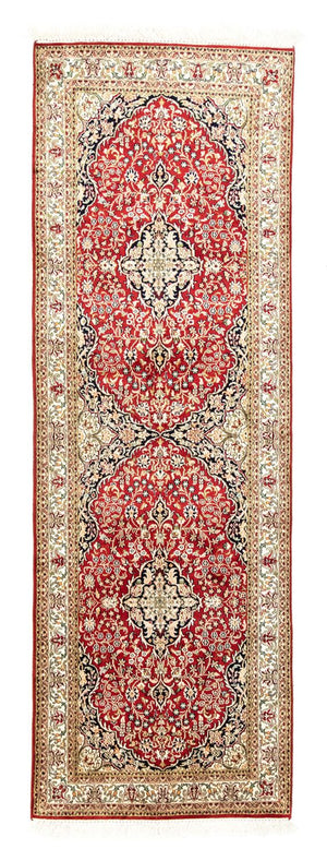 Loper Zijden tapijt - Kashmir Silk - 237 x 80 cm - rood