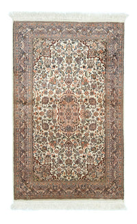 Zijden tapijt - Kashmir Silk - 124 x 78 cm - beige