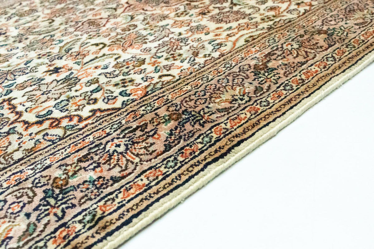 Zijden tapijt - Kashmir Silk - 124 x 78 cm - beige