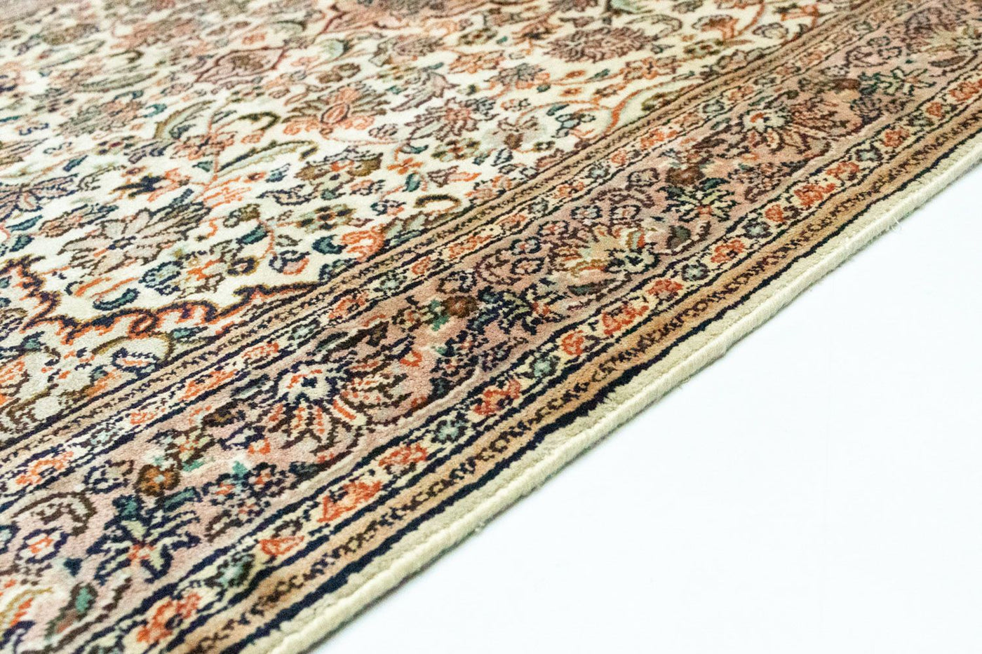 Kasjmir zijde Tapijt 124x78cm - Oosters Tapijt