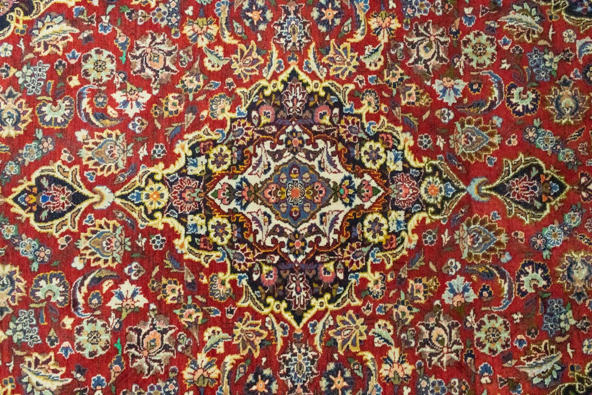 Perzisch tapijt - Keshan - 214 x 144 cm - rood