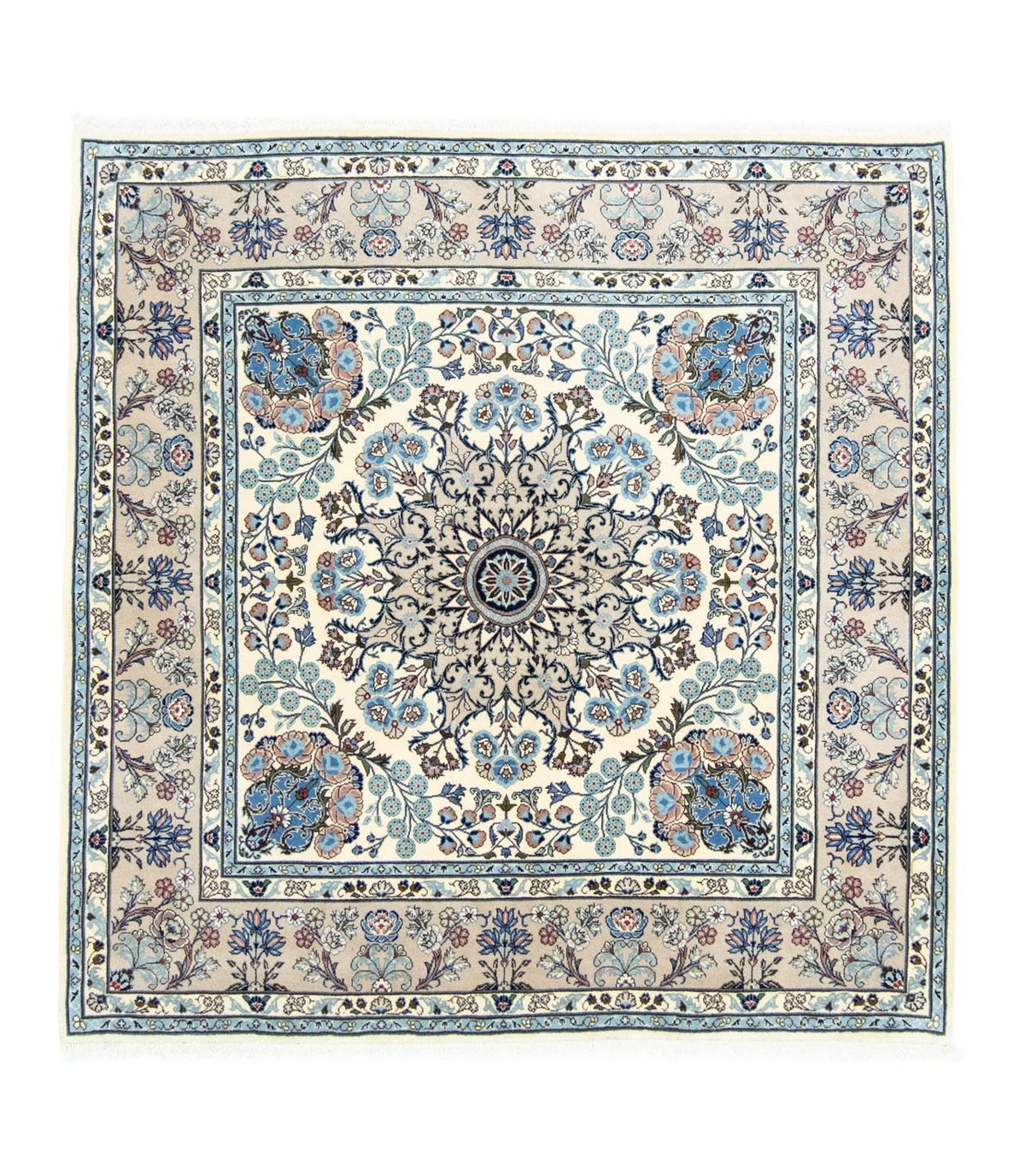 Perzisch tapijt - Klassiek vierkant  - 206 x 205 cm - beige