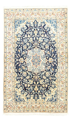 Perzisch tapijt - Nain - Koninklijk - 227 x 138 cm - donkerblauw
