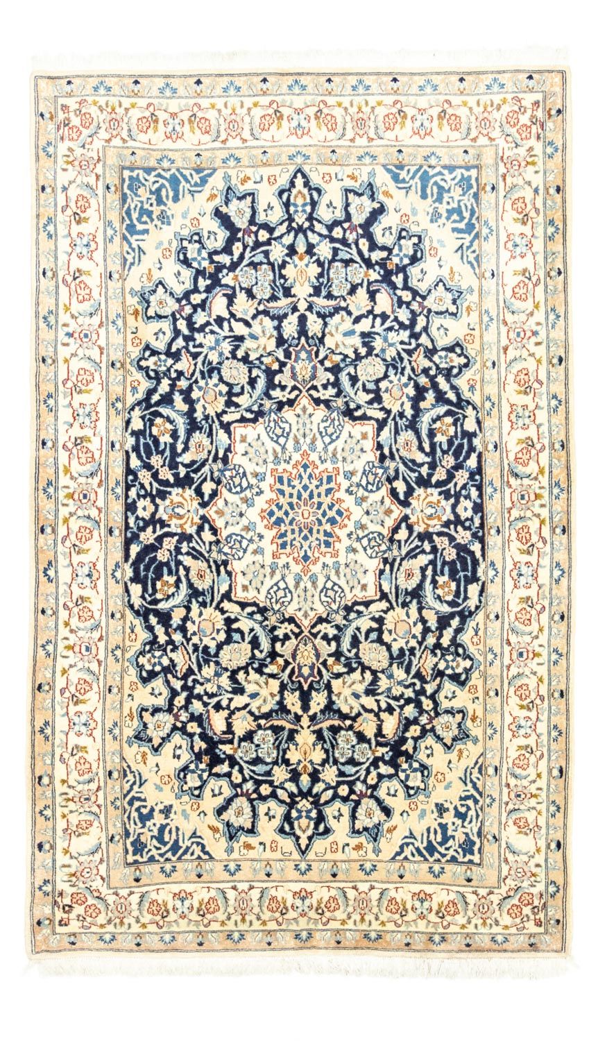 Perzisch tapijt - Nain - Koninklijk - 227 x 138 cm - donkerblauw