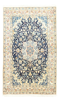 Perzisch tapijt - Nain - Koninklijk - 227 x 138 cm - donkerblauw