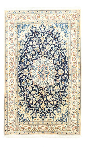 Perzisch tapijt - Nain - Koninklijk - 227 x 138 cm - donkerblauw