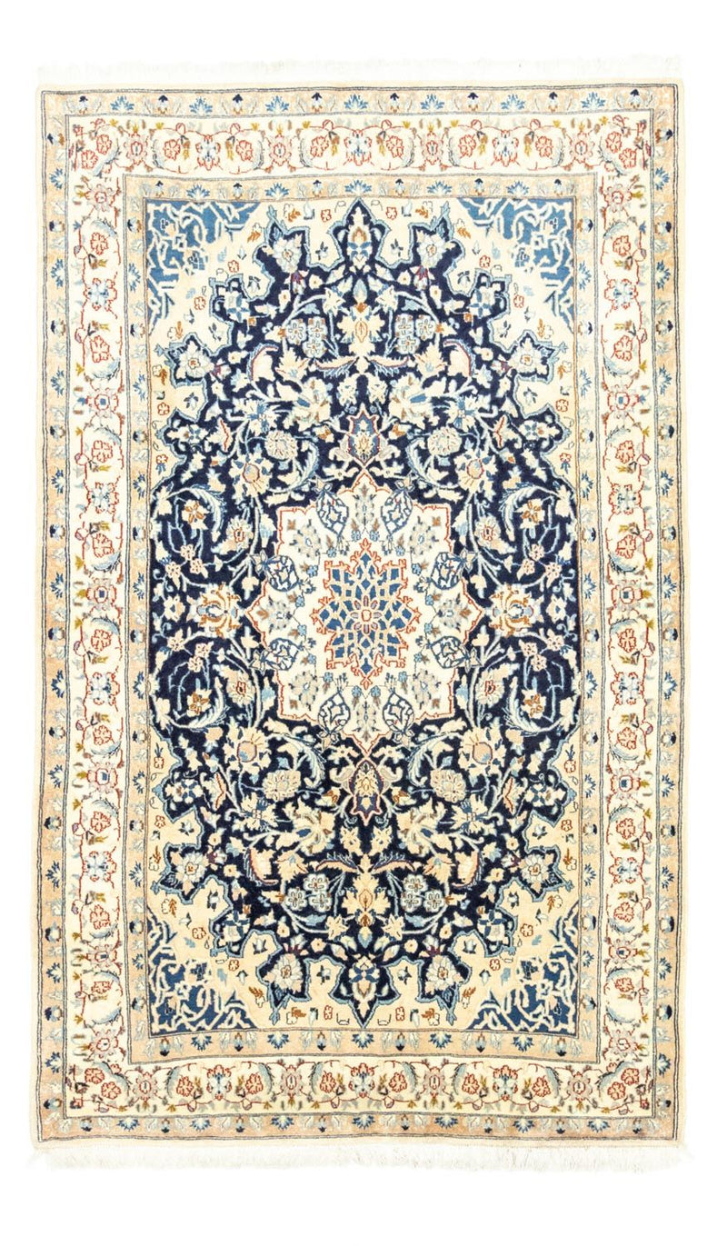 Perzisch tapijt - Nain - Koninklijk - 227 x 138 cm - donkerblauw