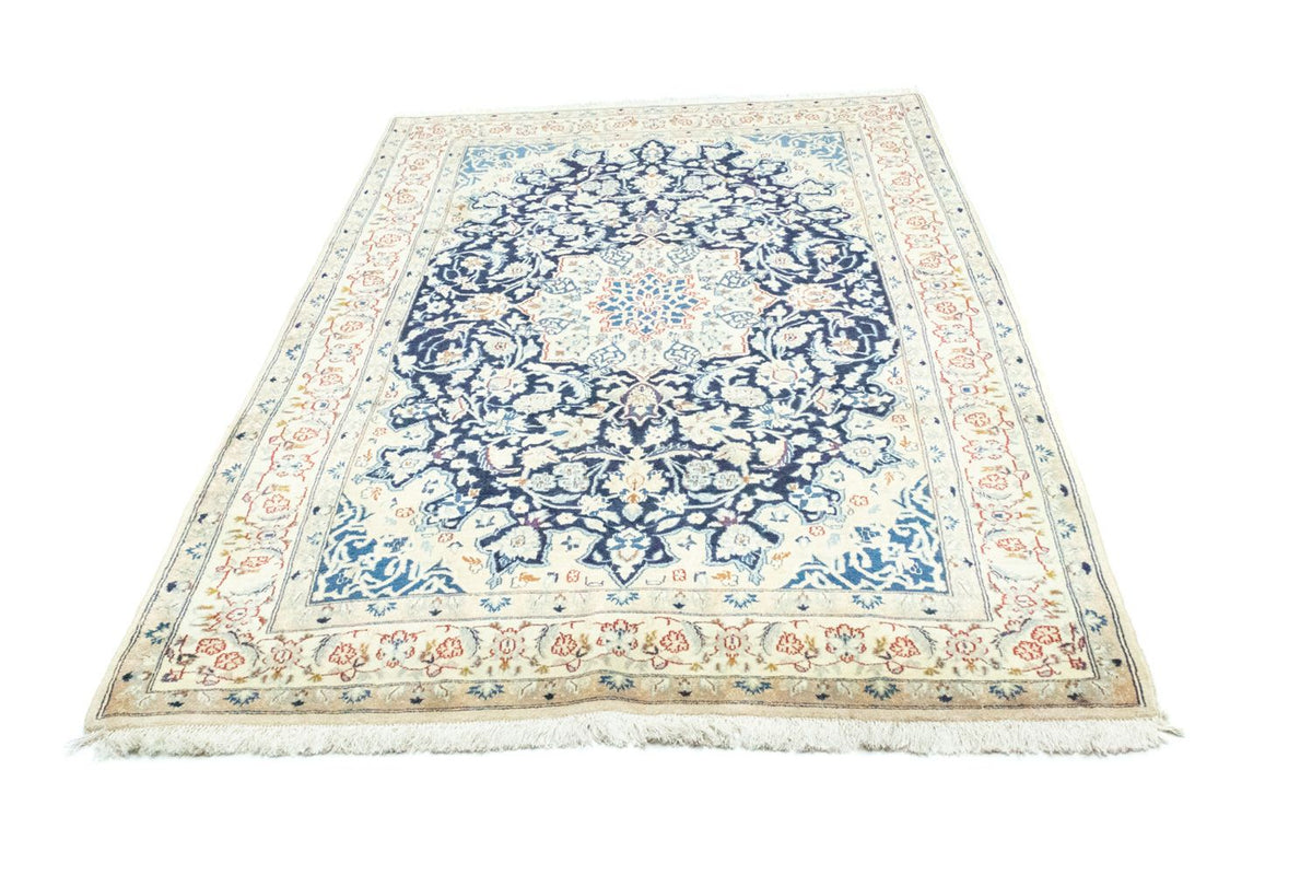 Perzisch tapijt - Nain - Koninklijk - 227 x 138 cm - donkerblauw