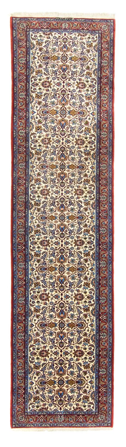 Loper Perzisch tapijt - Isfahan - Premium - 364 x 90 cm - beige
