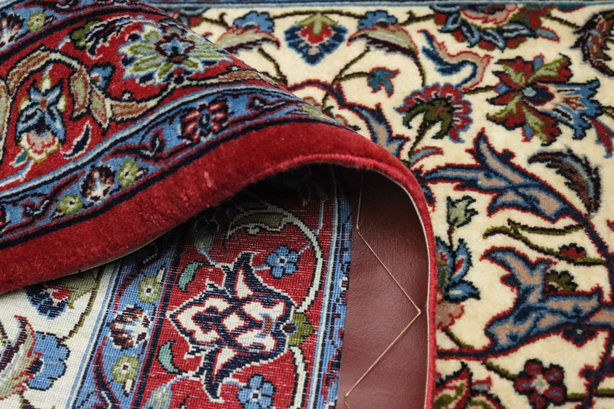 Loper Perzisch tapijt - Isfahan - Premium - 364 x 90 cm - beige