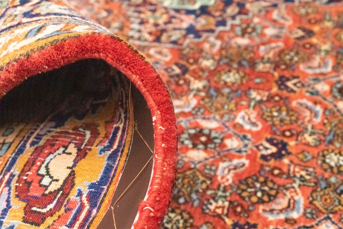 Perzisch tapijt - Bijar - 222 x 150 cm - roest