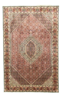 Perzisch tapijt - Bijar - 300 x 200 cm - rood