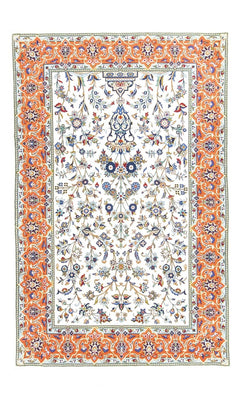 Perzisch tapijt - Tabriz - 215 x 141 cm - beige