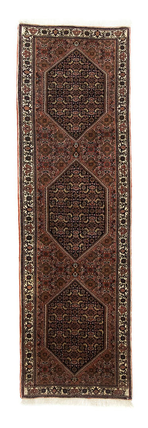 Loper Perzisch tapijt - Bijar - 237 x 69 cm - bruin
