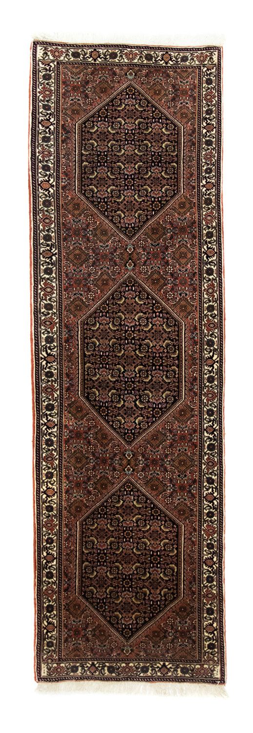 Loper Perzisch tapijt - Bijar - 237 x 69 cm - bruin