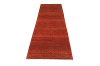 Loper Gabbeh Tapijt - Loribaft Perzisch - 266 x 70 cm - rood