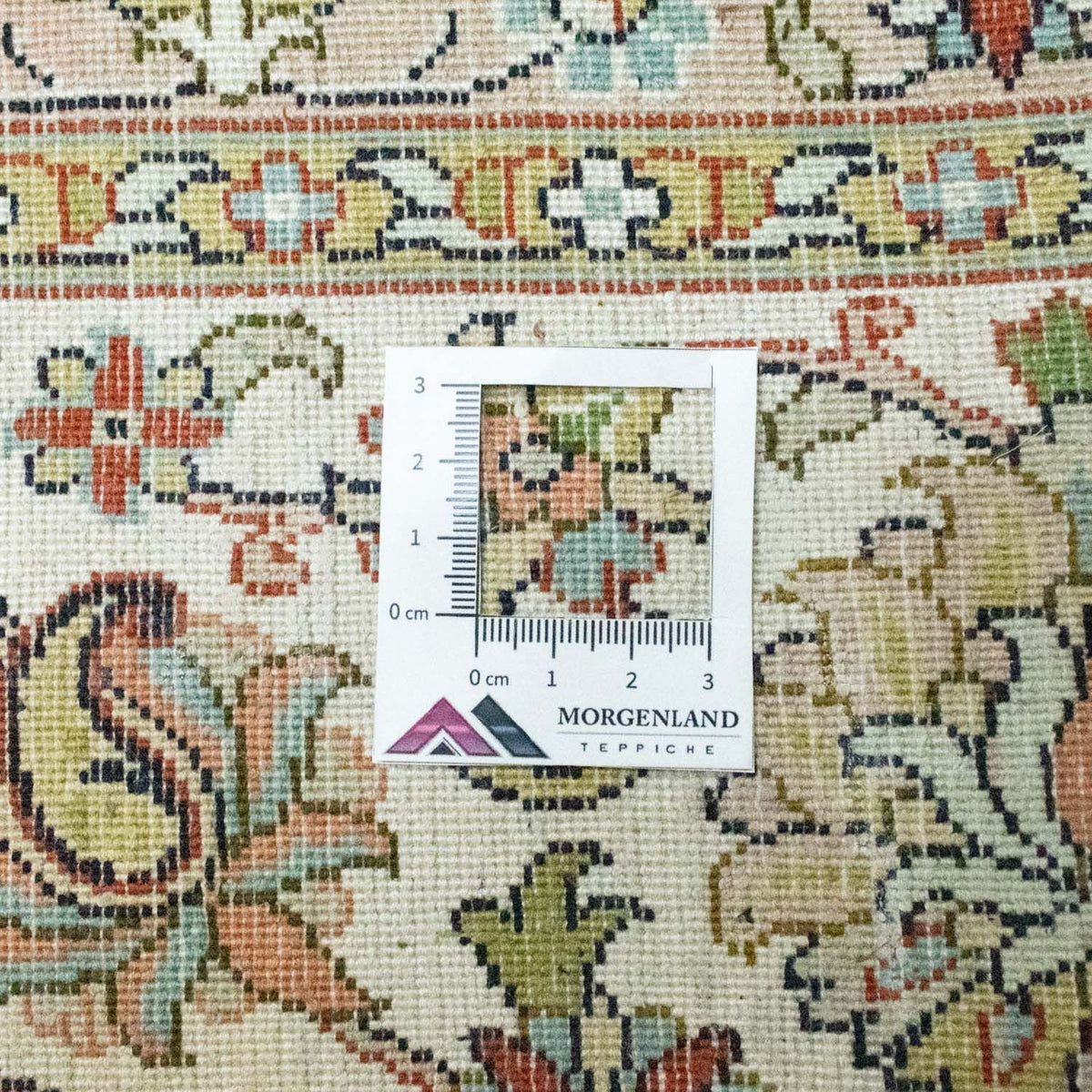 Zijden tapijt - Kashmir Silk - 274 x 184 cm - beige