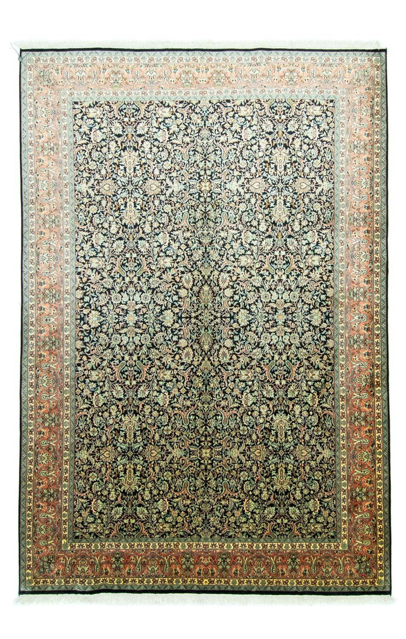 Zijden tapijt - Kashmir Silk - 315 x 214 cm - blauw