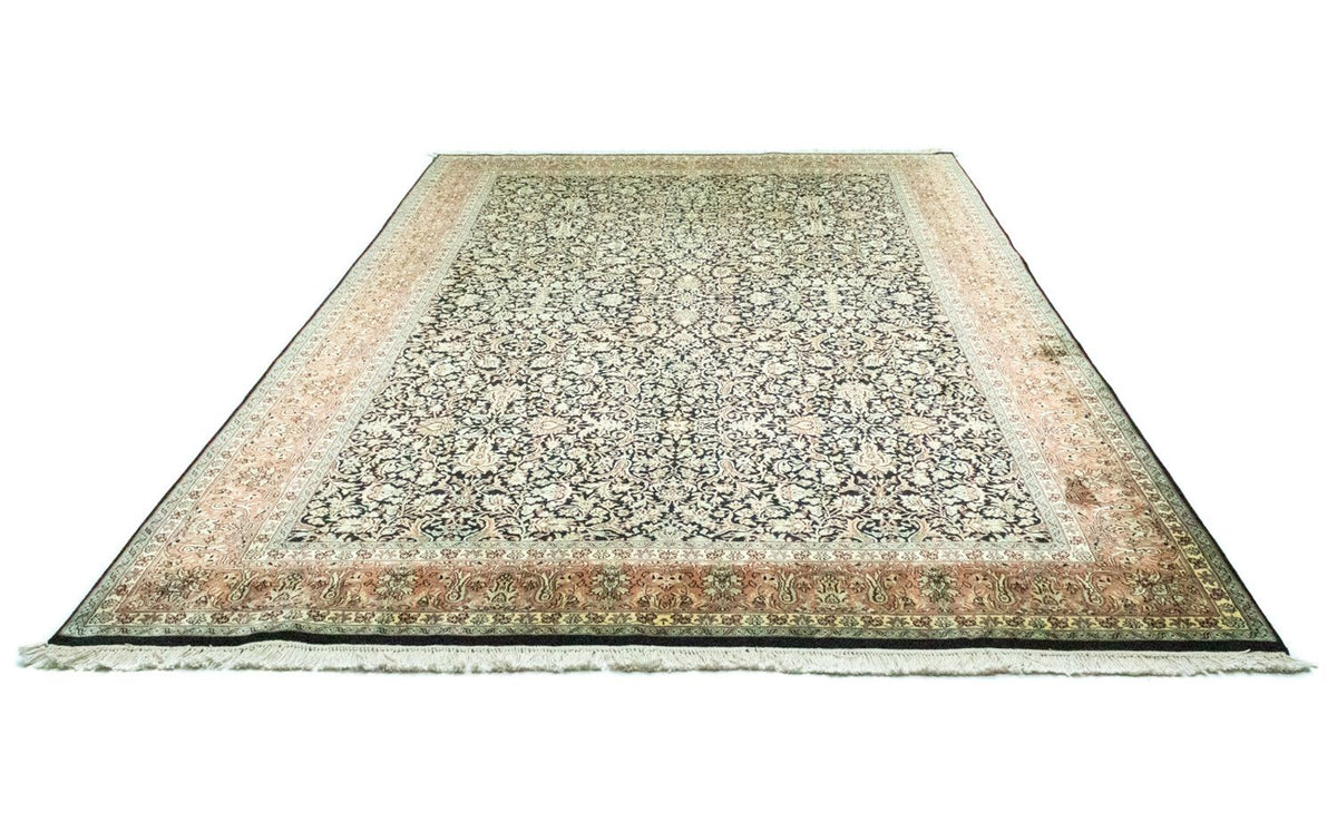 Zijden tapijt - Kashmir Silk - 315 x 214 cm - blauw