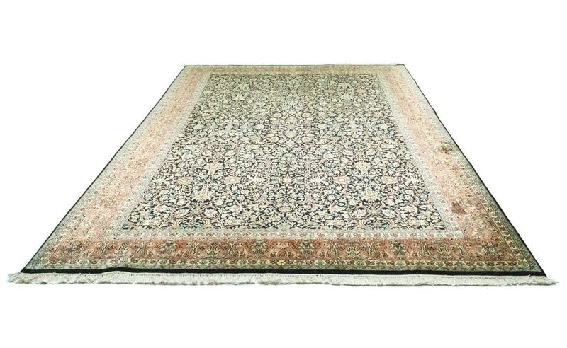 Zijden tapijt - Kashmir Silk - 315 x 214 cm - blauw