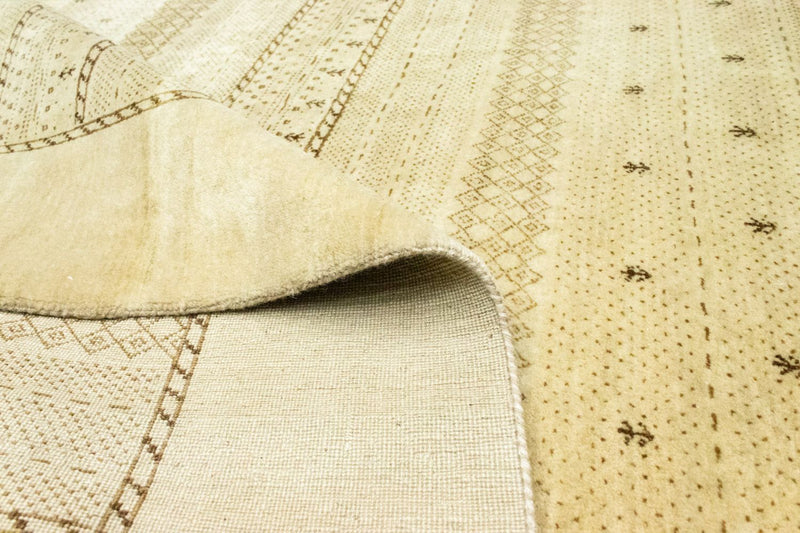 Gabbeh tapijt - Indus - 247 x 174 cm - beige