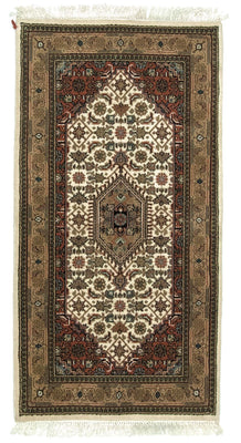 Perzisch tapijt - Bijar - 141 x 74 cm - beige