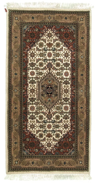 Perzisch tapijt - Bijar - 141 x 74 cm - beige