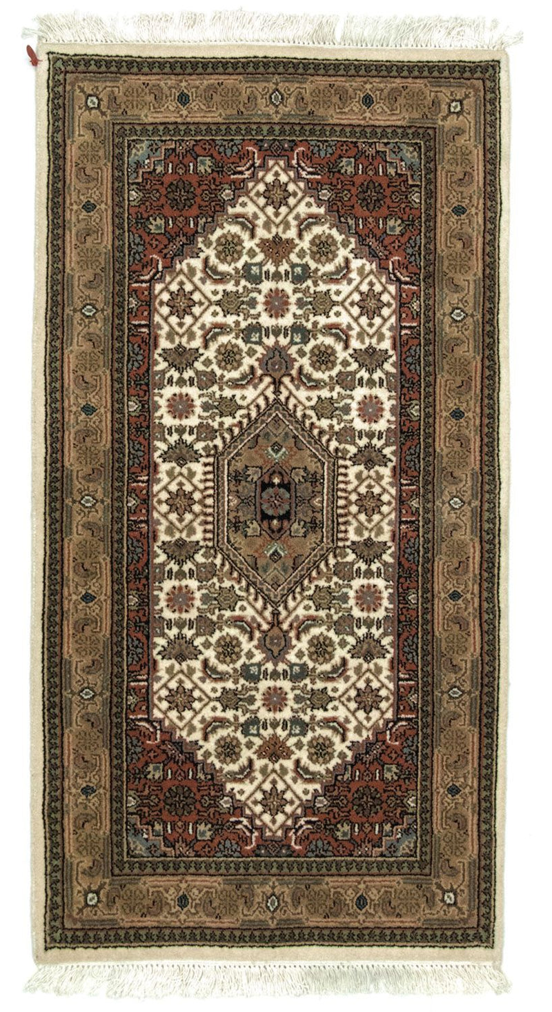 Perzisch tapijt - Bijar - 141 x 74 cm - beige