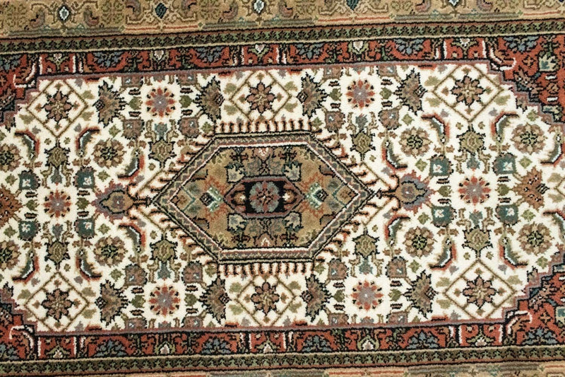 Perzisch tapijt - Bijar - 141 x 74 cm - beige