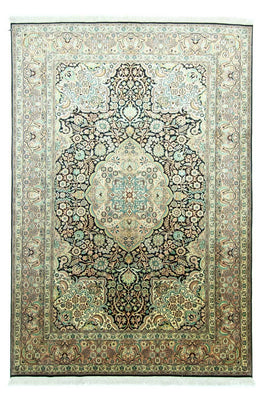 Zijden tapijt - Kashmir Silk - 311 x 213 cm - blauw