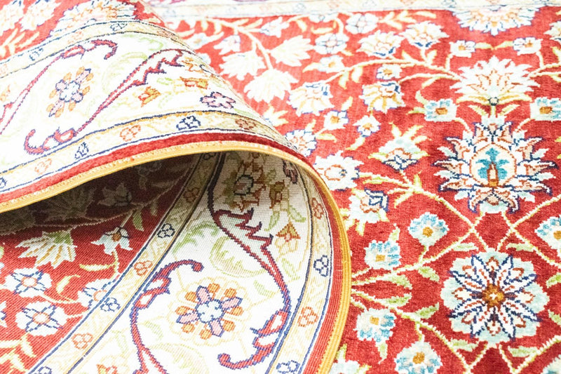 Loper Oosters tapijt - Hereke - 300 x 78 cm - rood