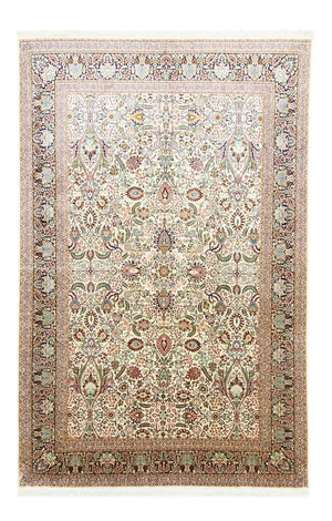 Zijden tapijt - Kashmir Silk - 316 x 211 cm - beige