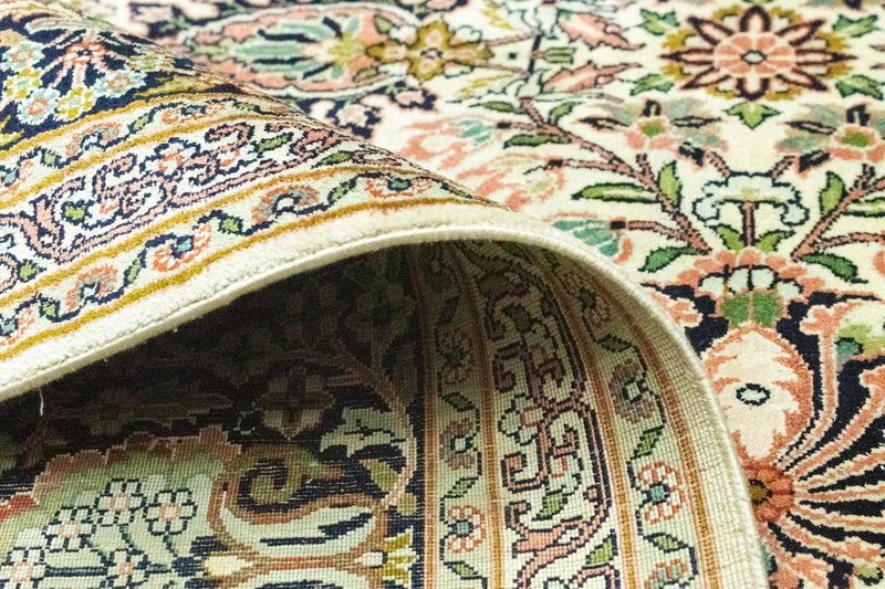 Zijden tapijt - Kashmir Silk - 316 x 211 cm - beige