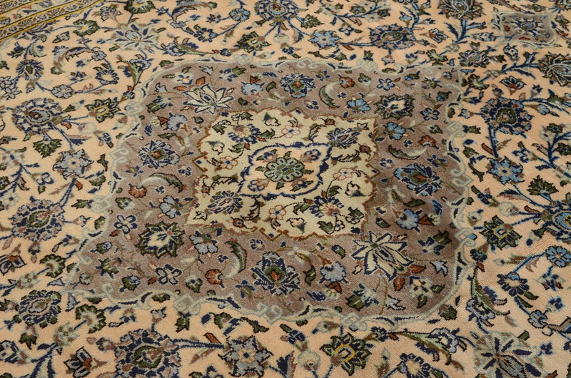 Perzisch tapijt - Keshan - 341 x 237 cm - beige