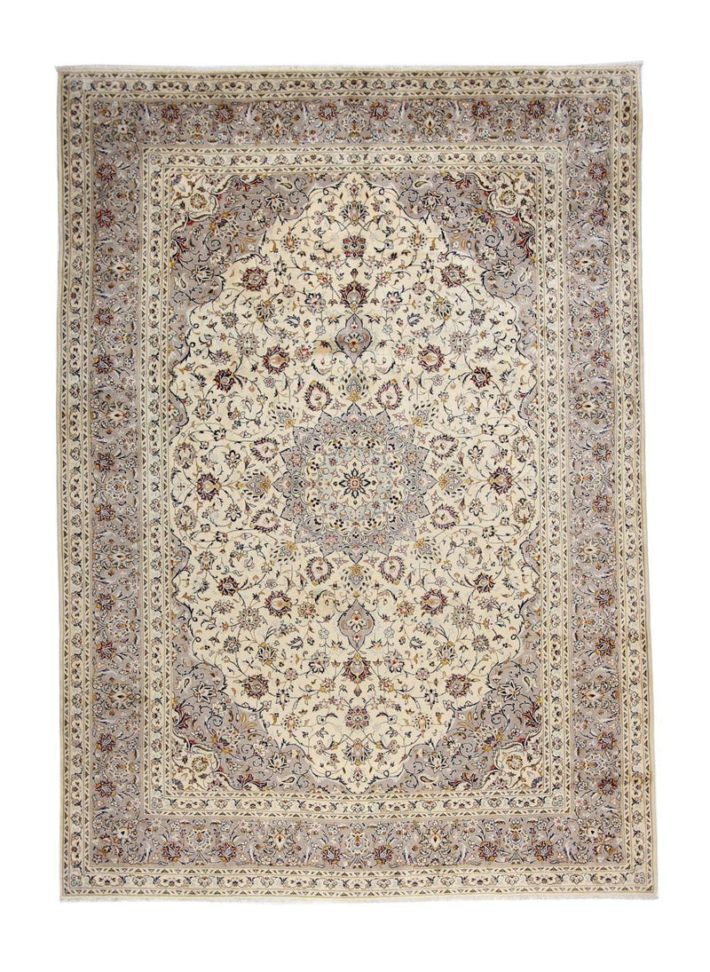Perzisch tapijt - Keshan - 351 x 253 cm - beige
