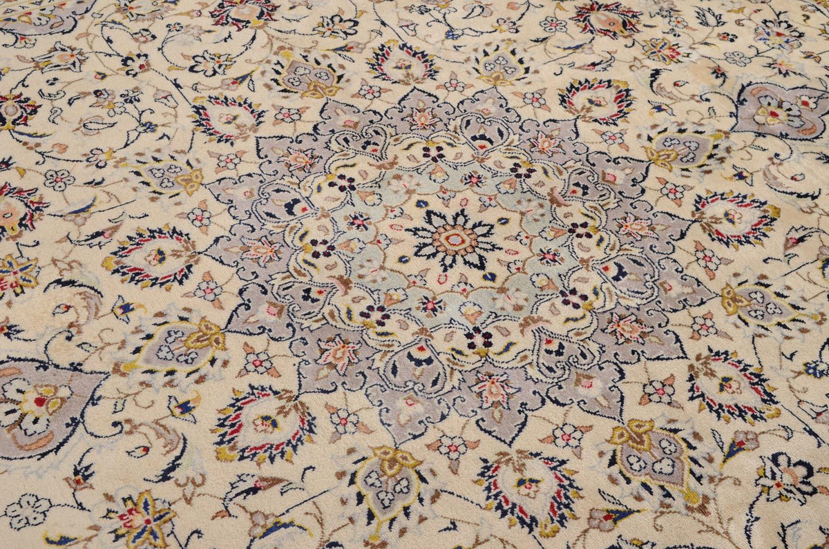 Perzisch tapijt - Keshan - 351 x 253 cm - beige