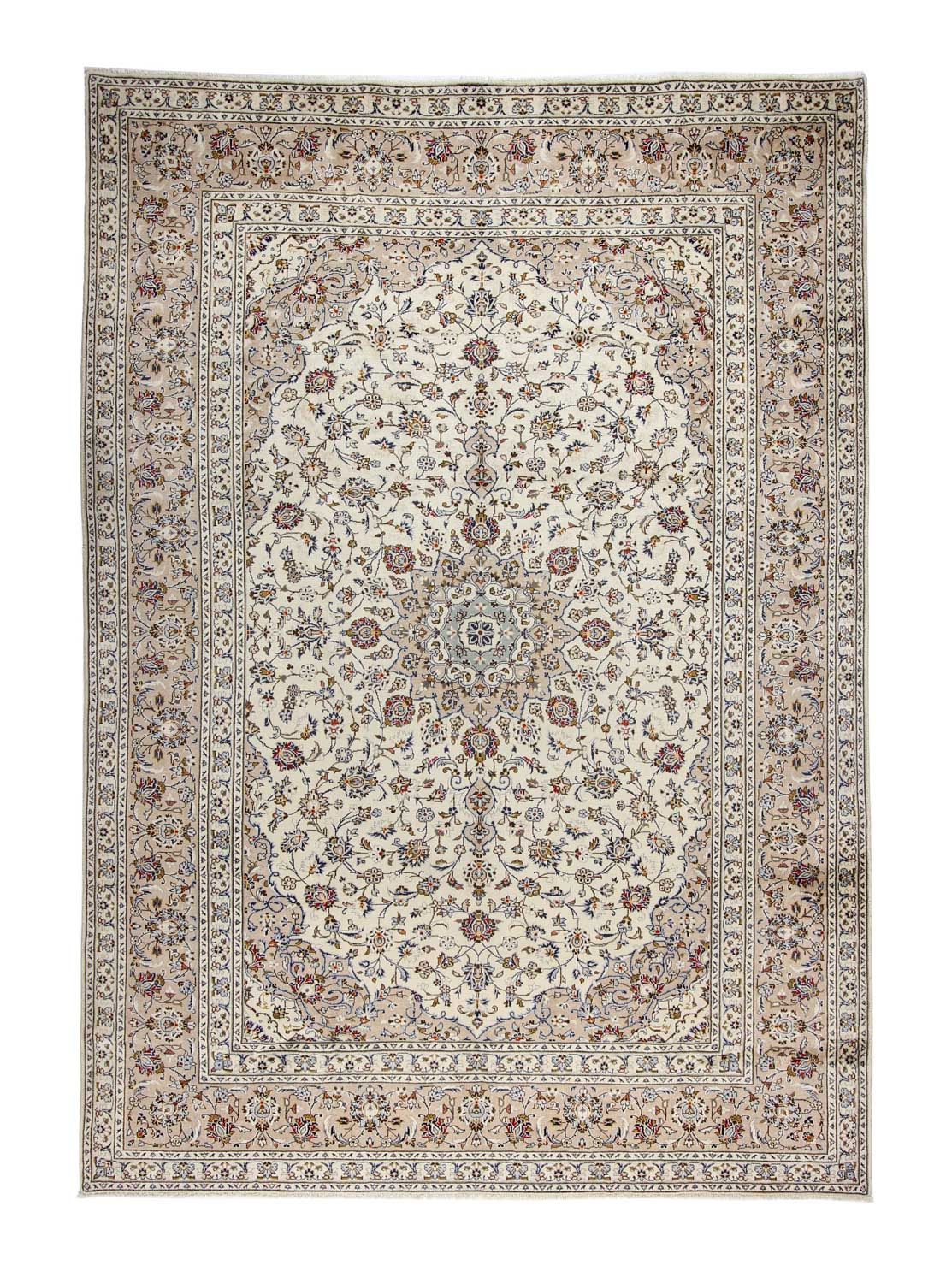 Perzisch tapijt - Keshan - 350 x 248 cm - beige