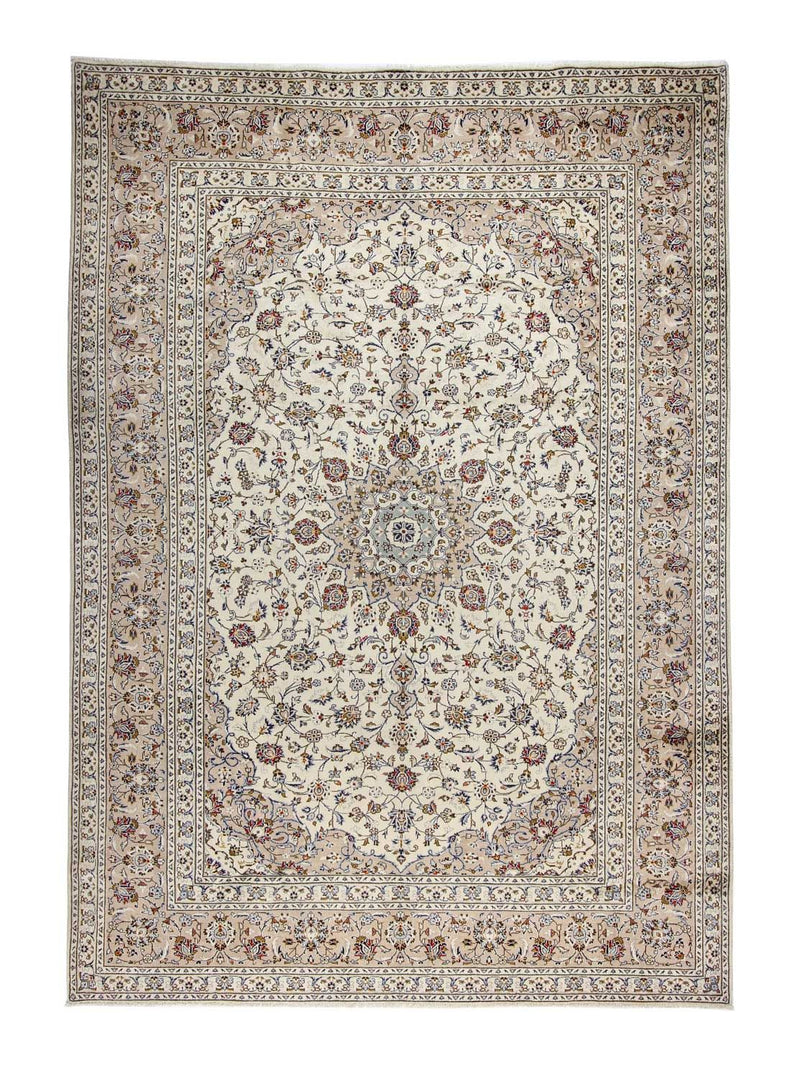 Perzisch tapijt - Keshan - 350 x 248 cm - beige