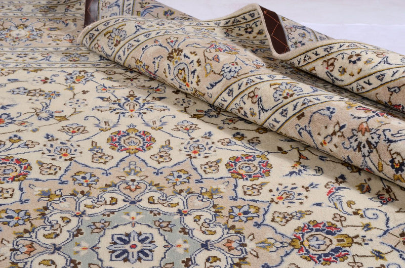 Perzisch tapijt - Keshan - 350 x 248 cm - beige