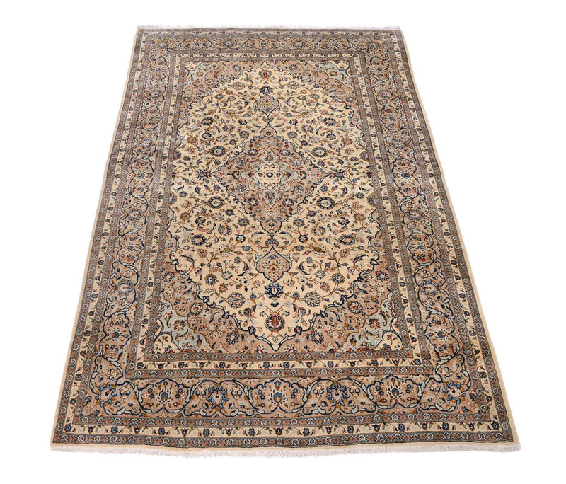Perzisch tapijt - Keshan - 379 x 241 cm - beige
