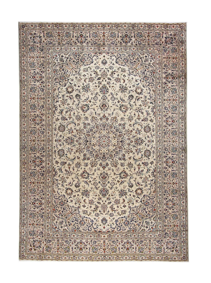 Perzisch tapijt - Keshan - 338 x 240 cm - beige