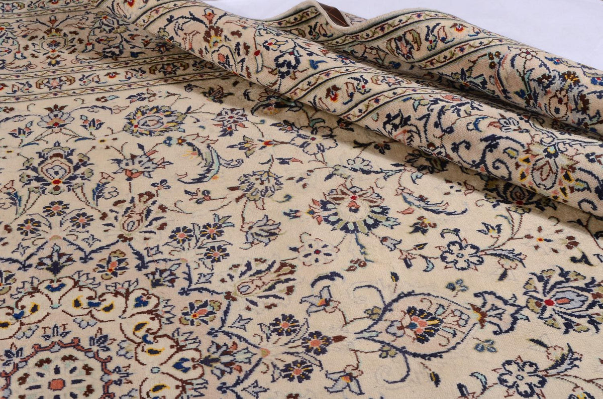 Perzisch tapijt - Keshan - 338 x 240 cm - beige