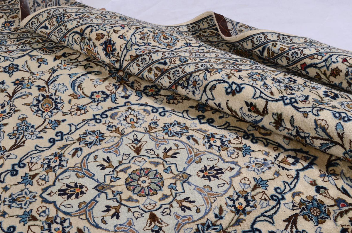 Perzisch tapijt - Keshan - 349 x 248 cm - beige