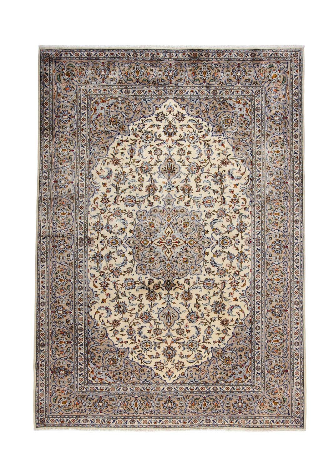 Perzisch tapijt - Keshan - 342 x 243 cm - beige