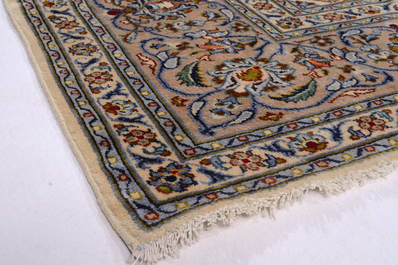 Perzisch tapijt - Keshan - 342 x 243 cm - beige