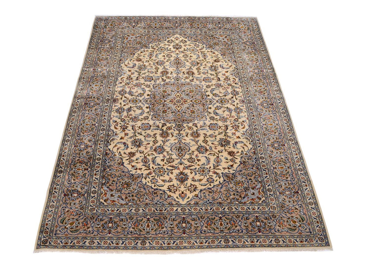 Perzisch tapijt - Keshan - 342 x 243 cm - beige