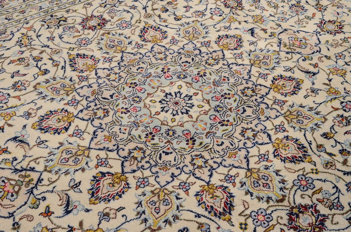 Perzisch tapijt - Keshan - 361 x 247 cm - beige