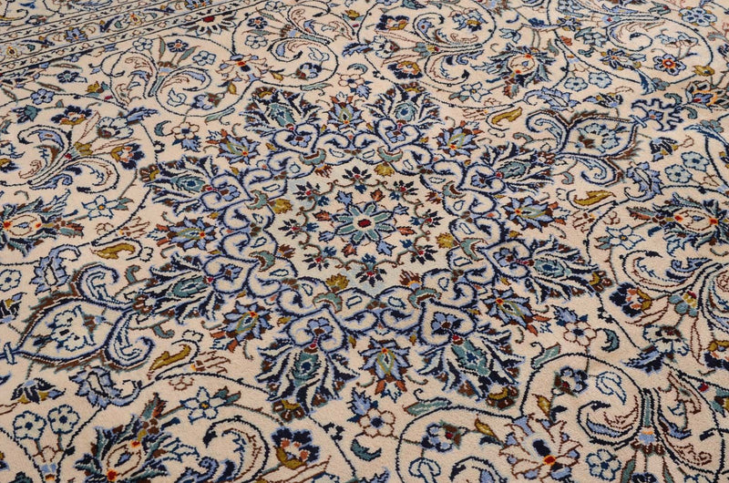 Perzisch tapijt - Keshan - 323 x 231 cm - beige