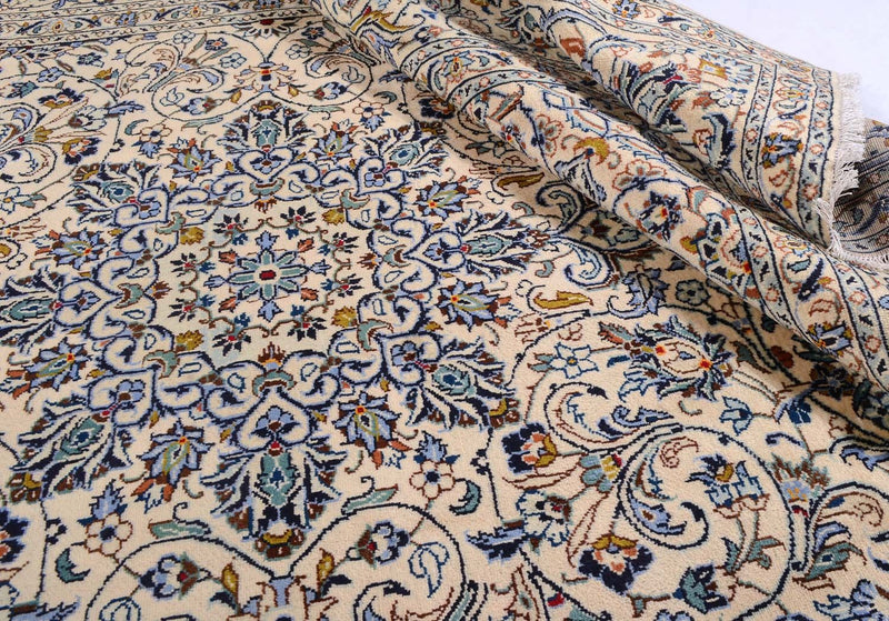 Perzisch tapijt - Keshan - 323 x 231 cm - beige