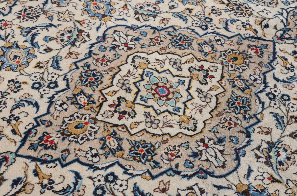 Perzisch tapijt - Keshan - 300 x 198 cm - beige